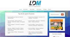 Desktop Screenshot of licencedemathematiques.com